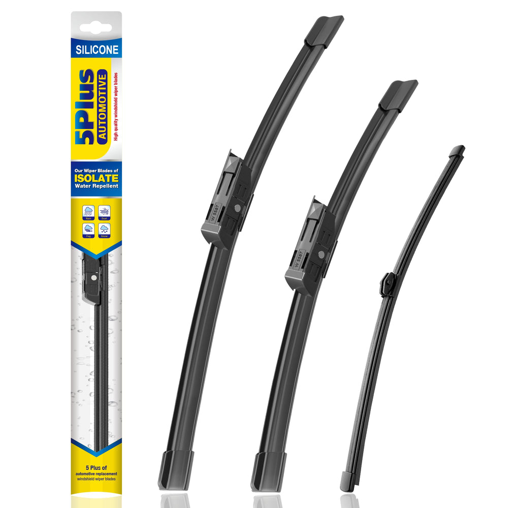 5 PLUS 24-inch silicone wiper blade for Audi Q5 improves rain visibility