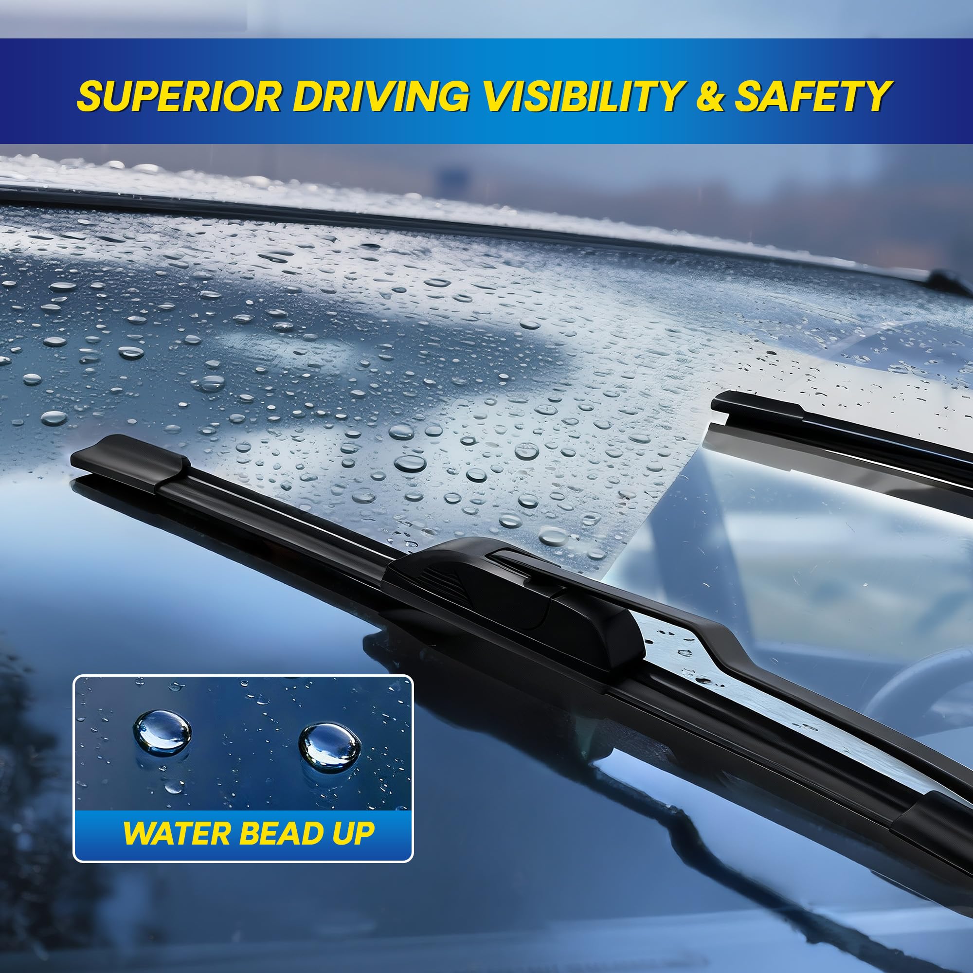 5 PLUS silicone wiper blade for Mazda5 26-inch front boosts visibility in rain