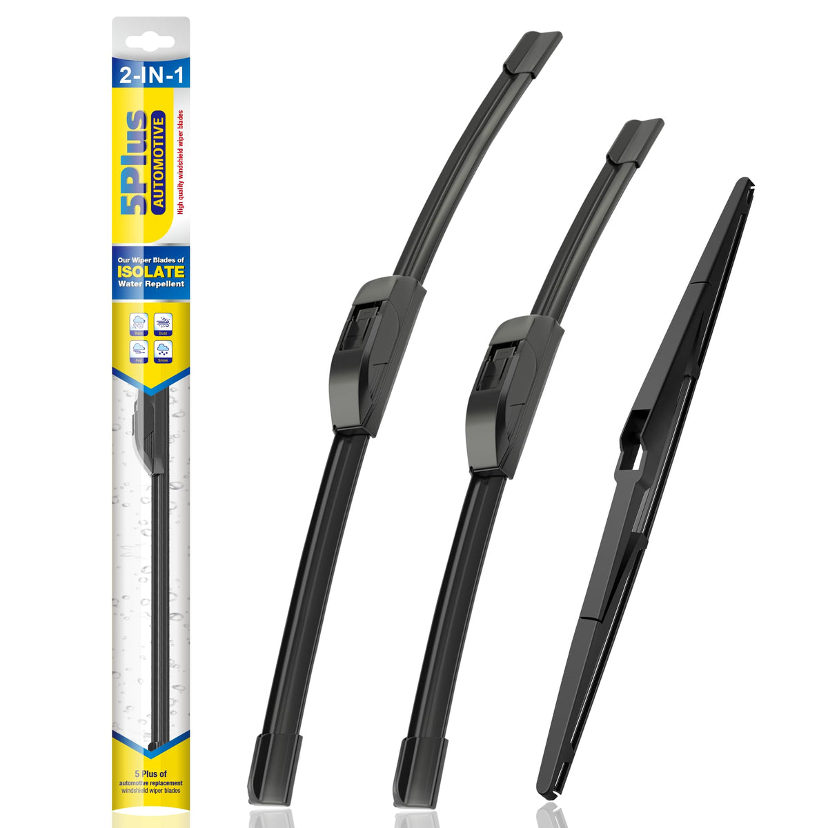 5 PLUS Toyota Sienna 25-inch front blade with smooth rain clearing