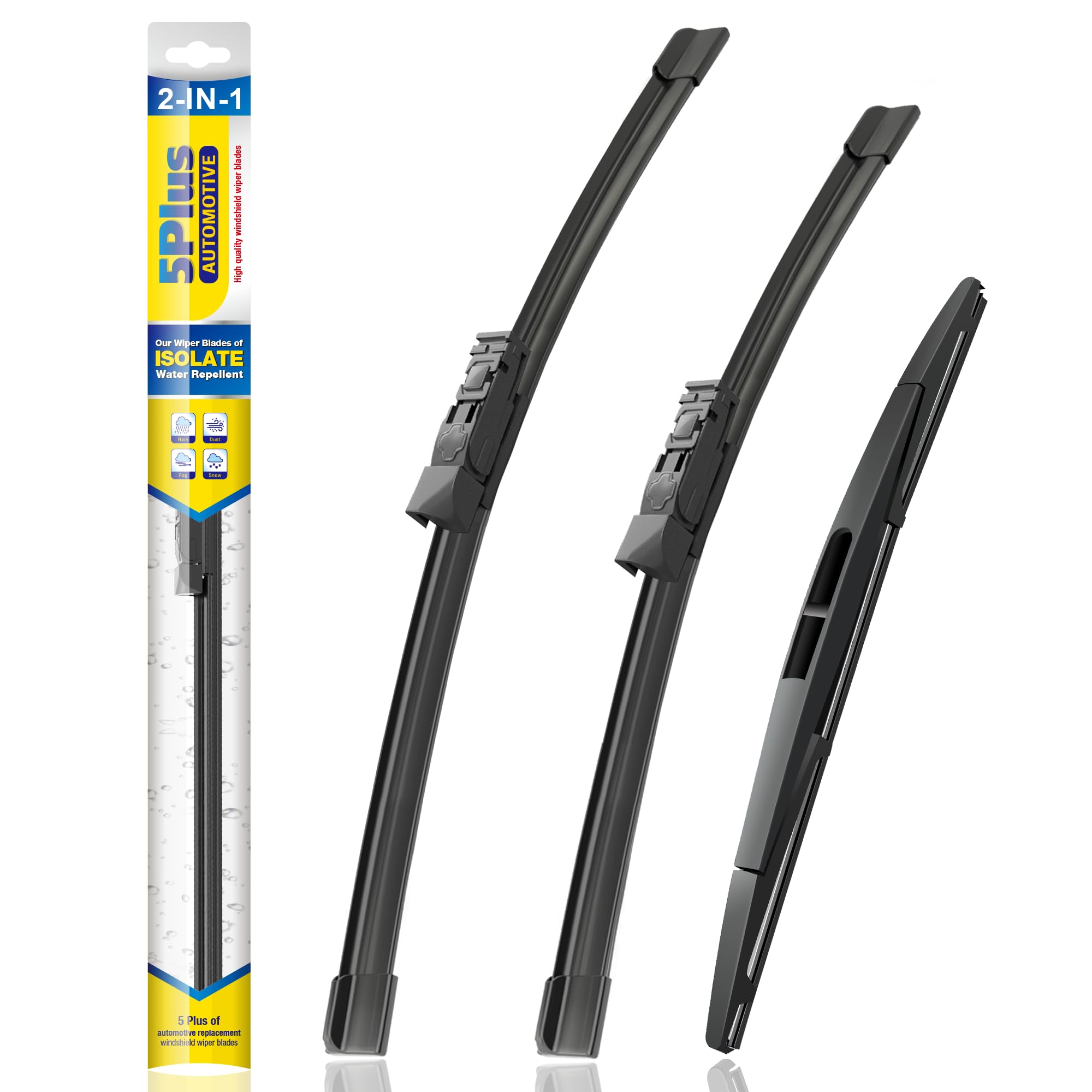 5 PLUS silicone wiper blade on Subaru Forester 26-inch front for clear visibility
