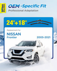 5 PLUS 14-inch blade for Nissan Pathfinder provides precise wipe on tight zones