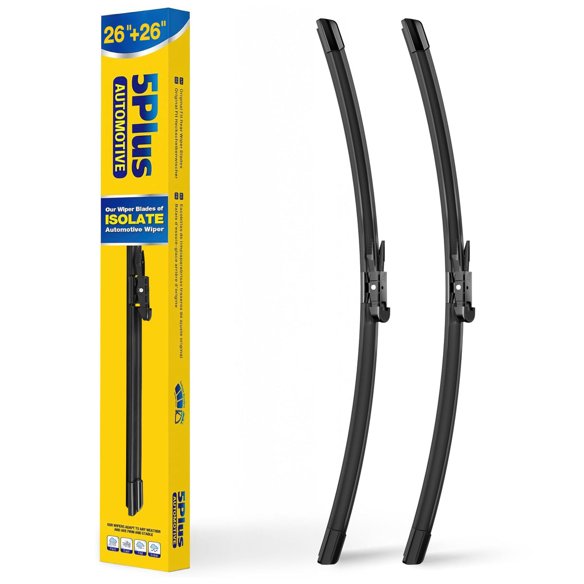 5 PLUS 26-inch driver blade for Ford Fusion improves rain visibility