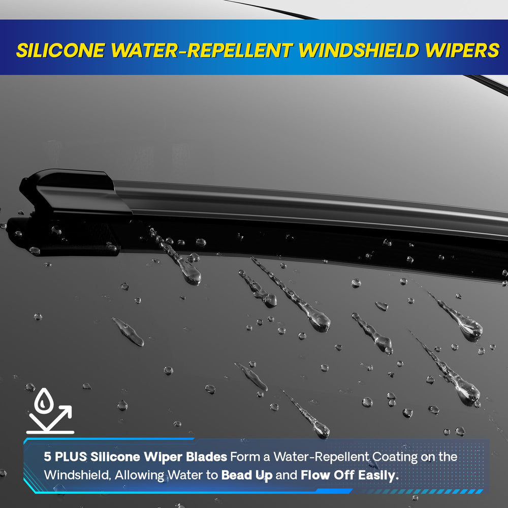 5 PLUS 10-inch rear blade for Jeep Compass, reliable rear visibility in rain