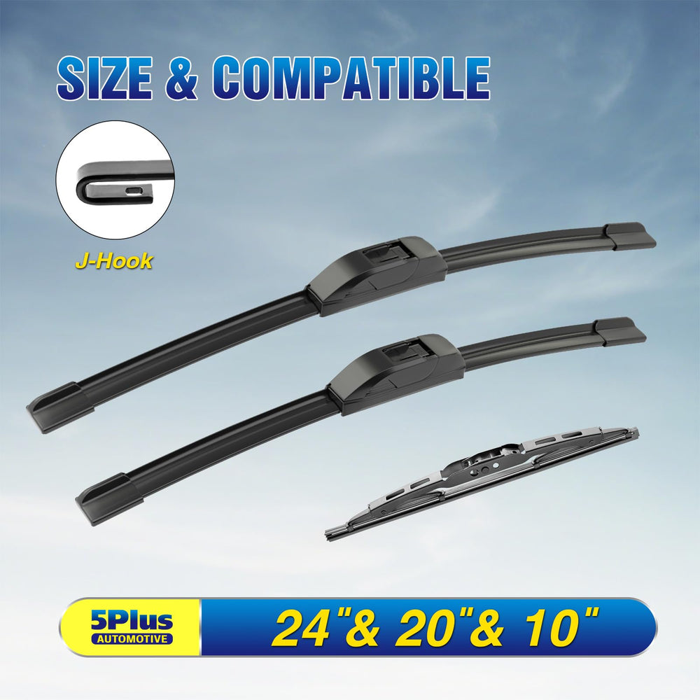 5 PLUS 20-inch front wiper for GMC Acadia, improving rain visibility