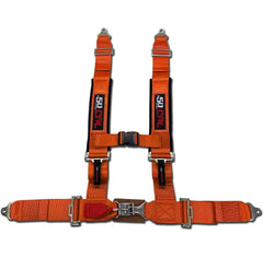 50 Caliber Racing sternum-strap detail adds chest support