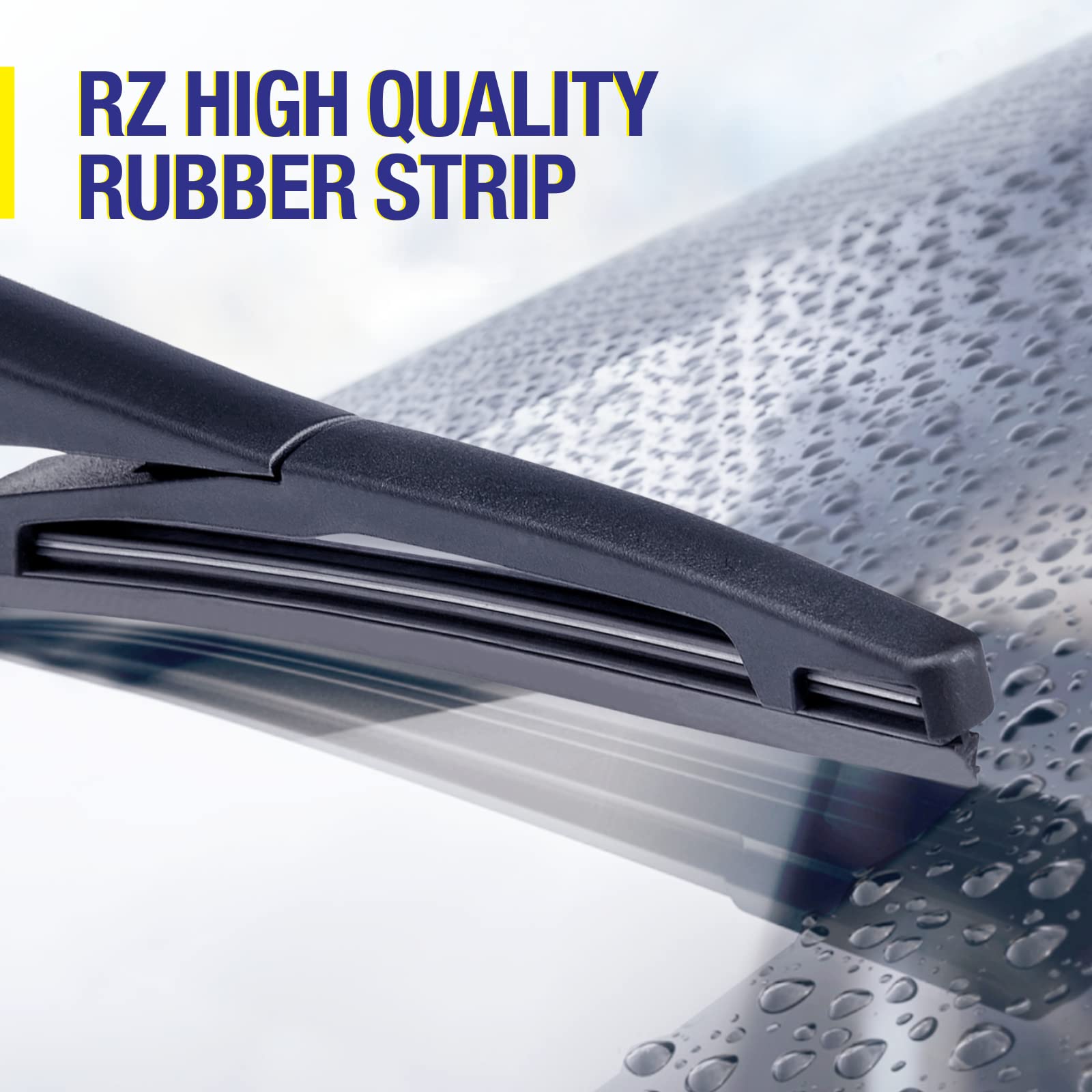 5 PLUS galvanized dual steel springs ensure secure windshield contact and even pressure.