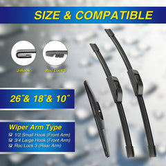 5PLUS Honda HR-V 18-inch front wiper blade delivering smooth, consistent wipes.