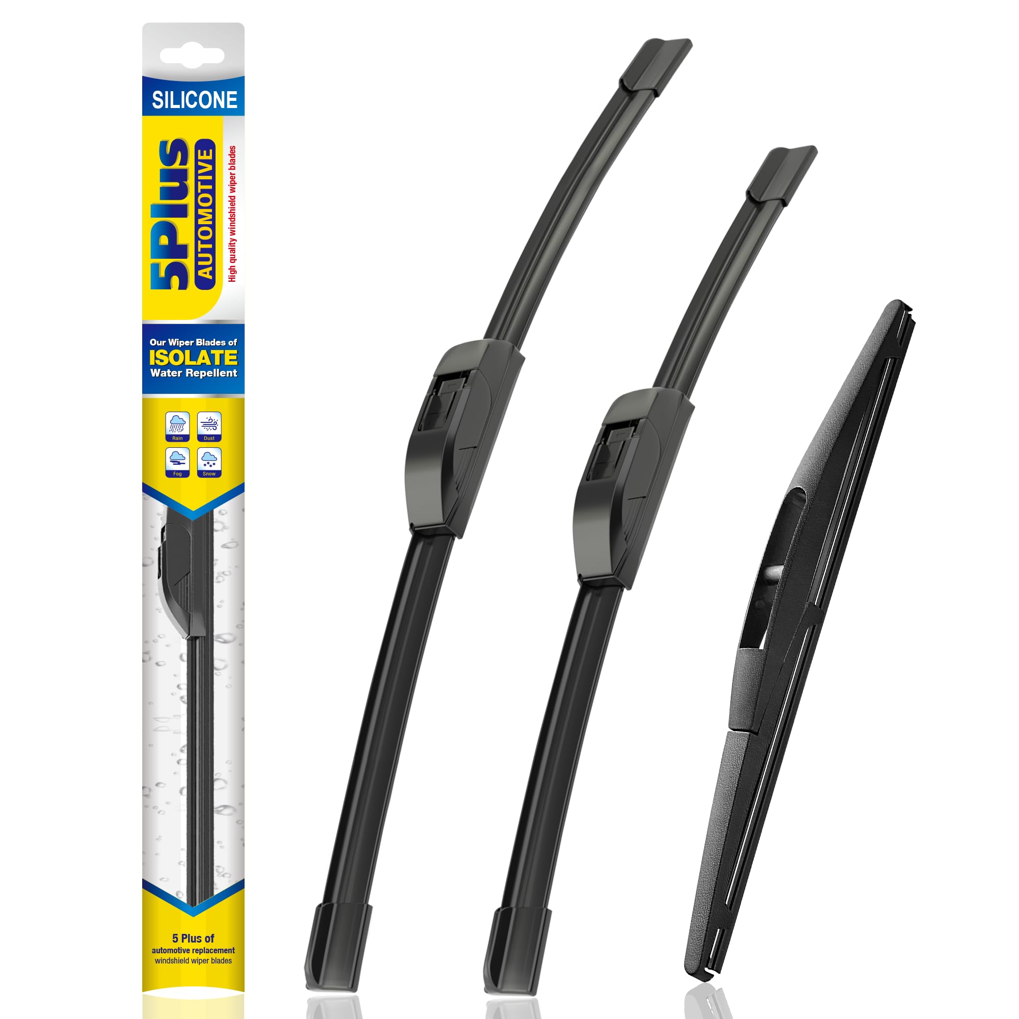 5PLUS Honda HR-V 26-inch front wiper blade in action for rain visibility.