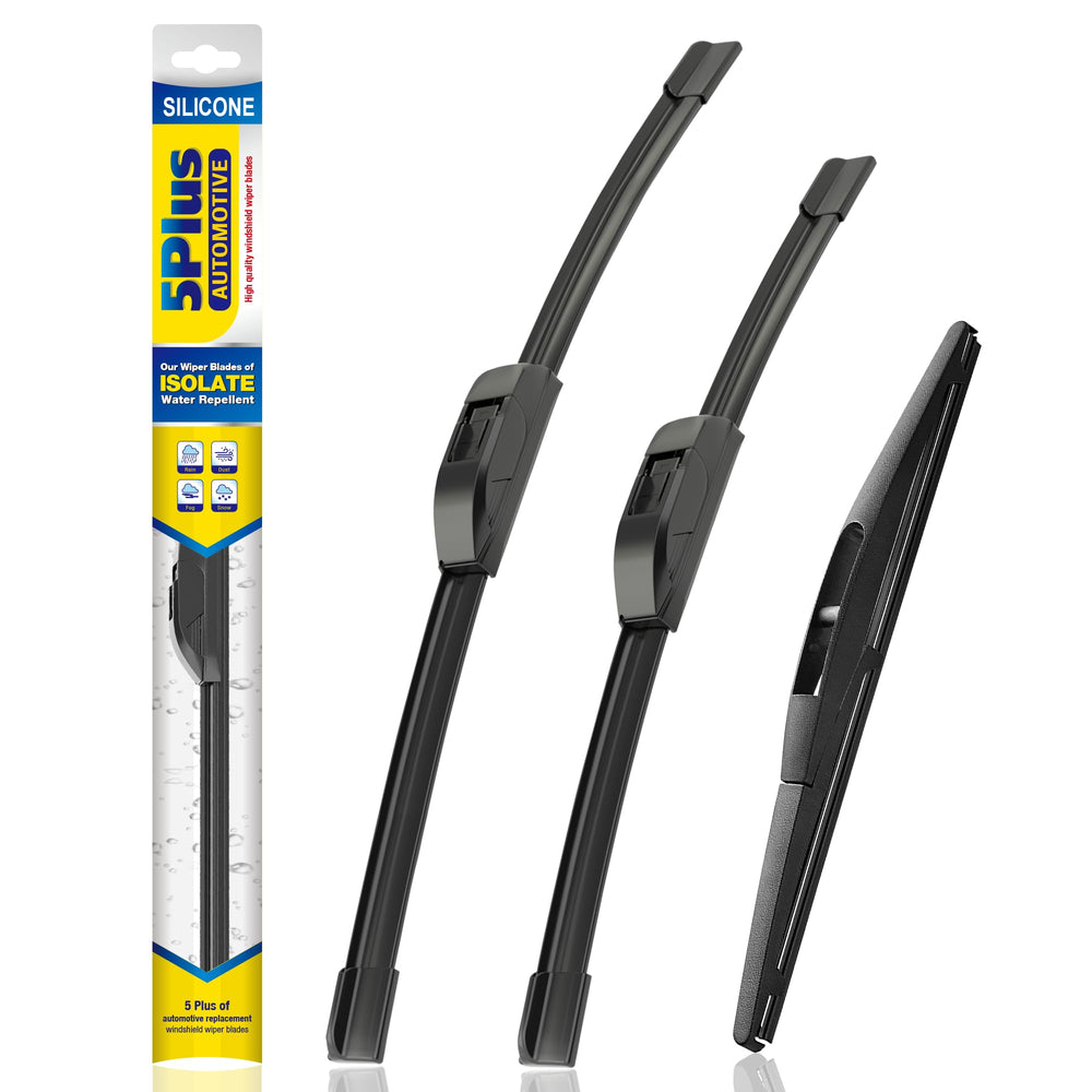 5PLUS Honda HR-V 26-inch front wiper blade in action for rain visibility.