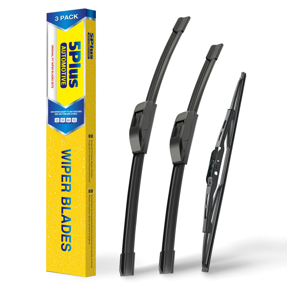 5 PLUS 26-inch front windshield wiper blade close-up for a smooth wipe