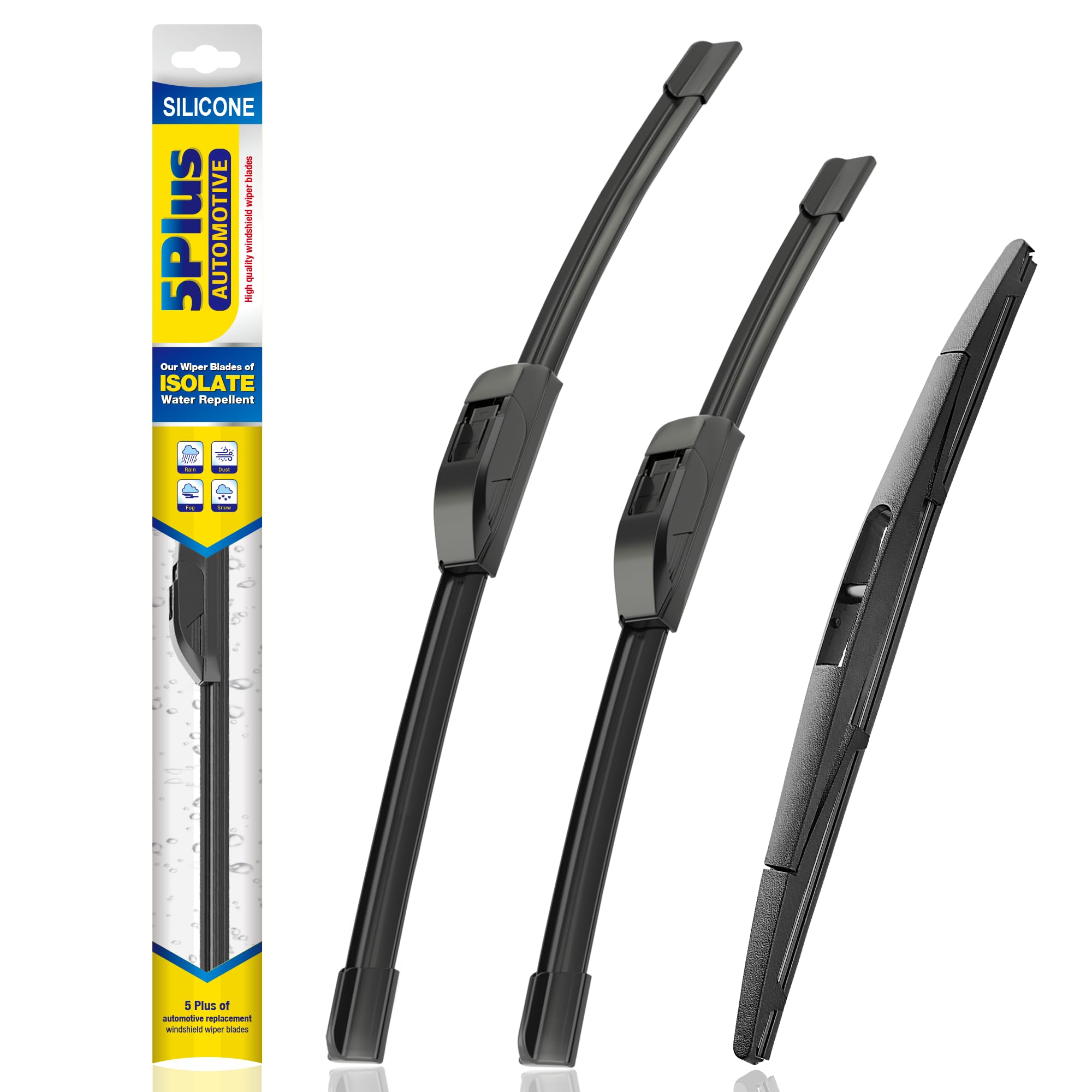 5 PLUS wiper blades front 26 inch kit delivers clear visibility in rain