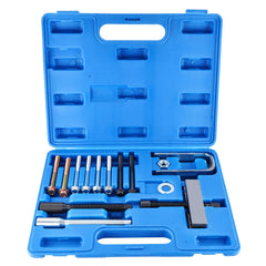 8MILELAKE steering wheel puller kit in blue, easing safe wheel removal.