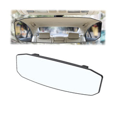 8sanlione clip-on 12-inch rear view mirror provides HD wide-angle visibility