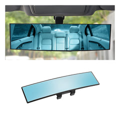 8sanlione car rearview mirror wide-angle clip-on enhances field of view for safer lane changes