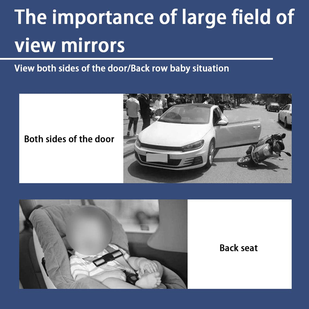 8sanlione durable ABS and glass edge resists wear while driving