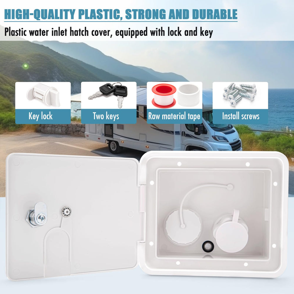 9TH SHOP hatch vent 1/2 inch enables fast water top-up