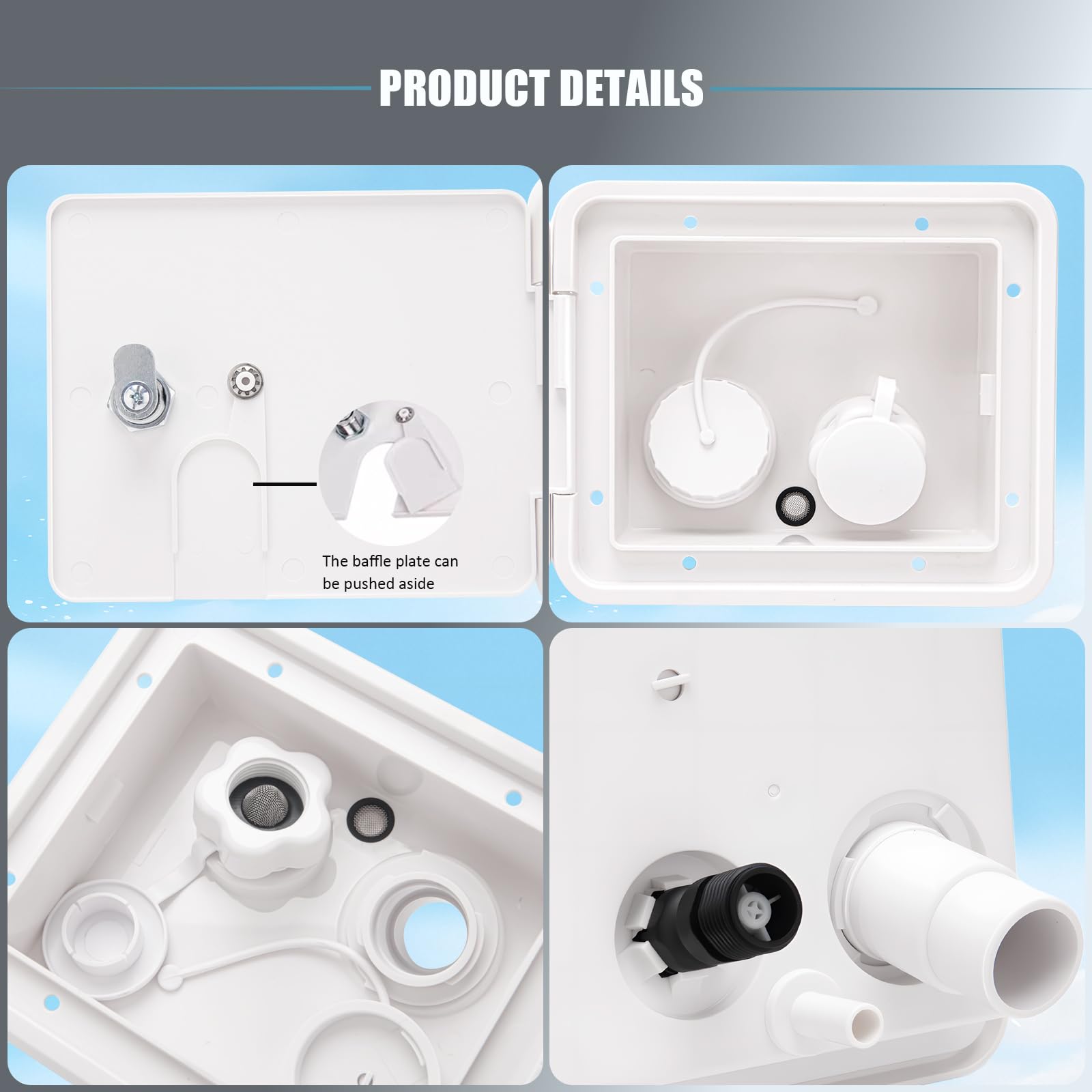 9TH SHOP seal ring prevents leaks and dust entry