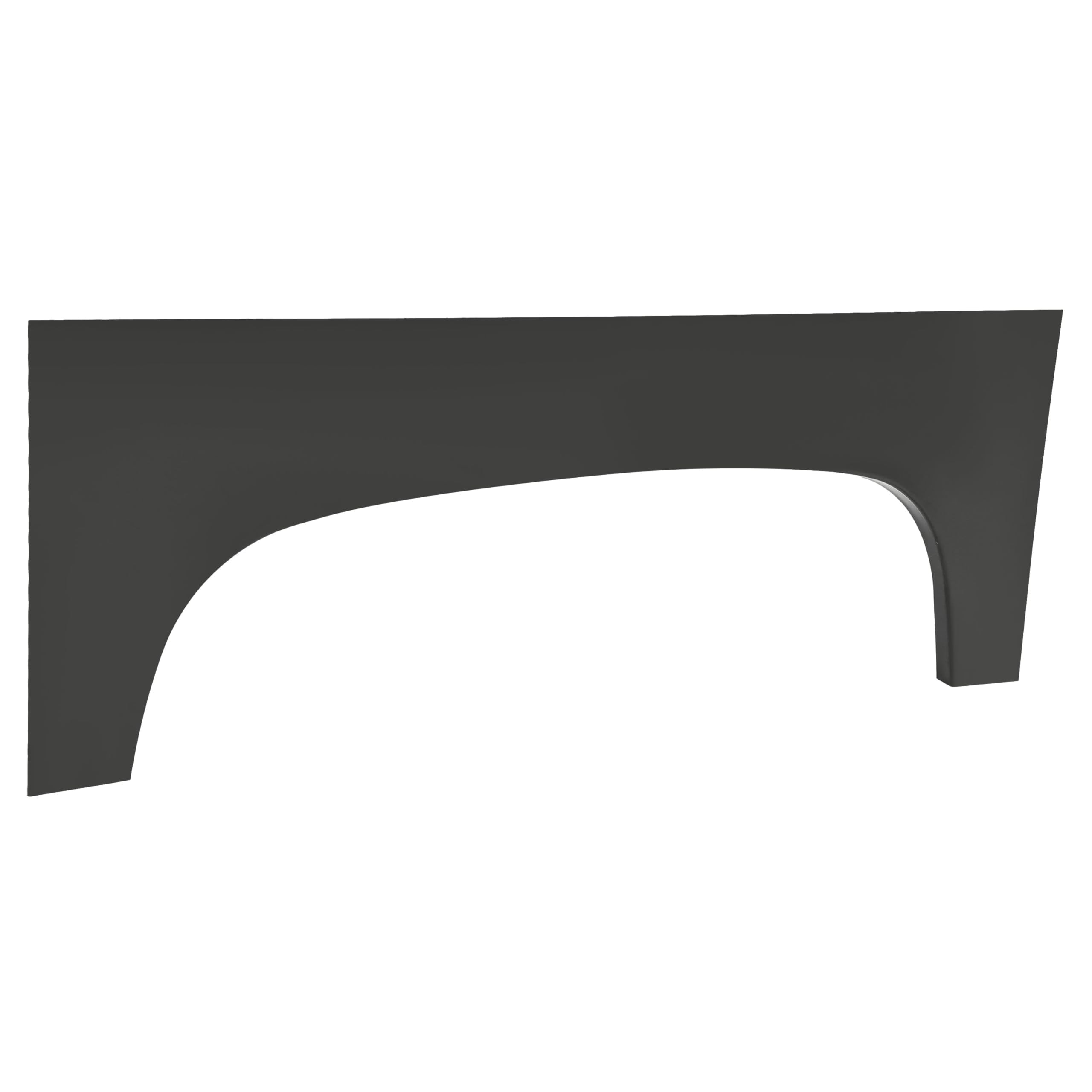 Kojem black finish wheel arch closeup highlights durable steel.