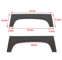 Kojem wheel arch repair panel right upper for 2007–2014 Silverado, durable steel.