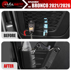 Mabett Bronco rear door storage cup holder prevents spills