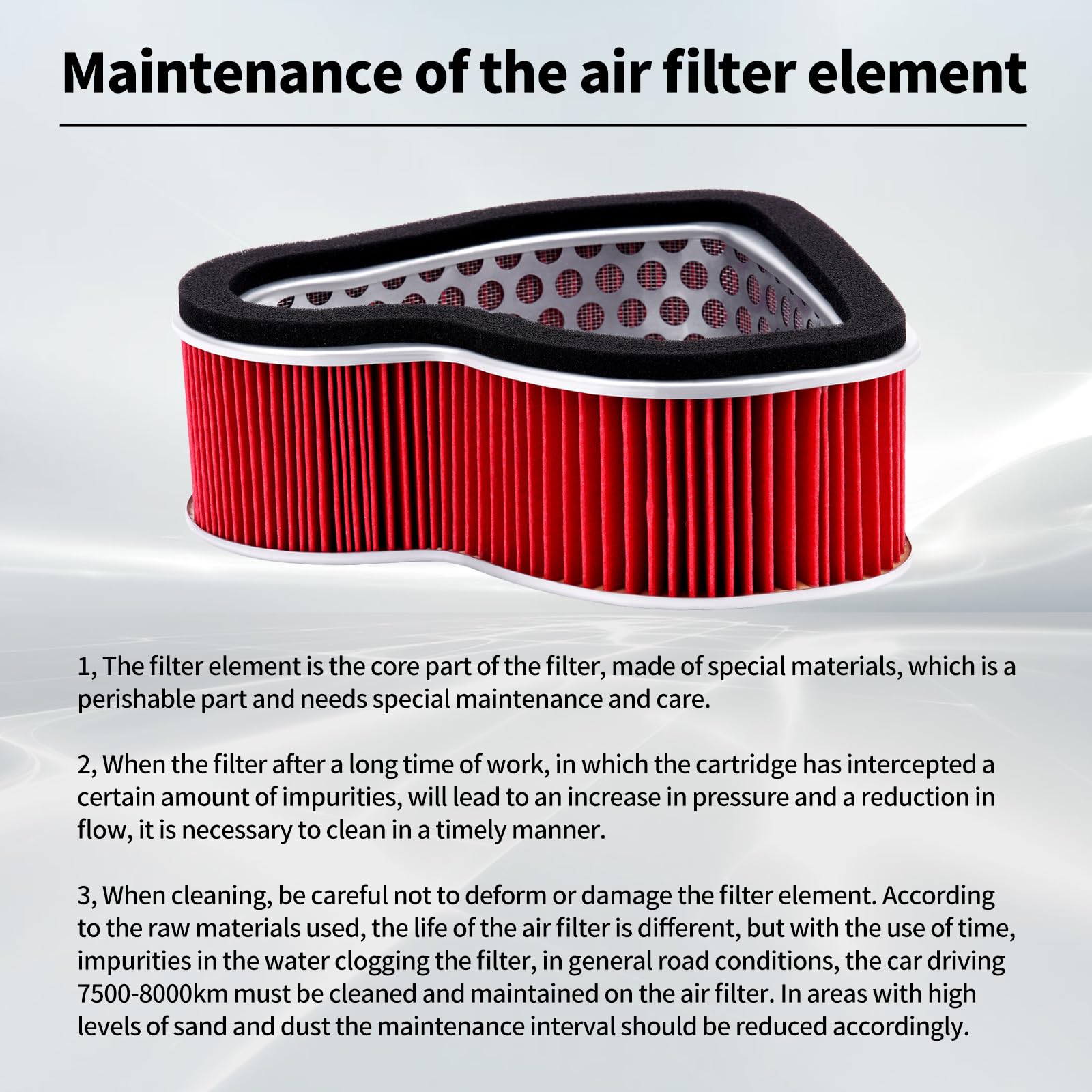 OuYi air filter brand label reinforces authenticity and replacement-ready status.