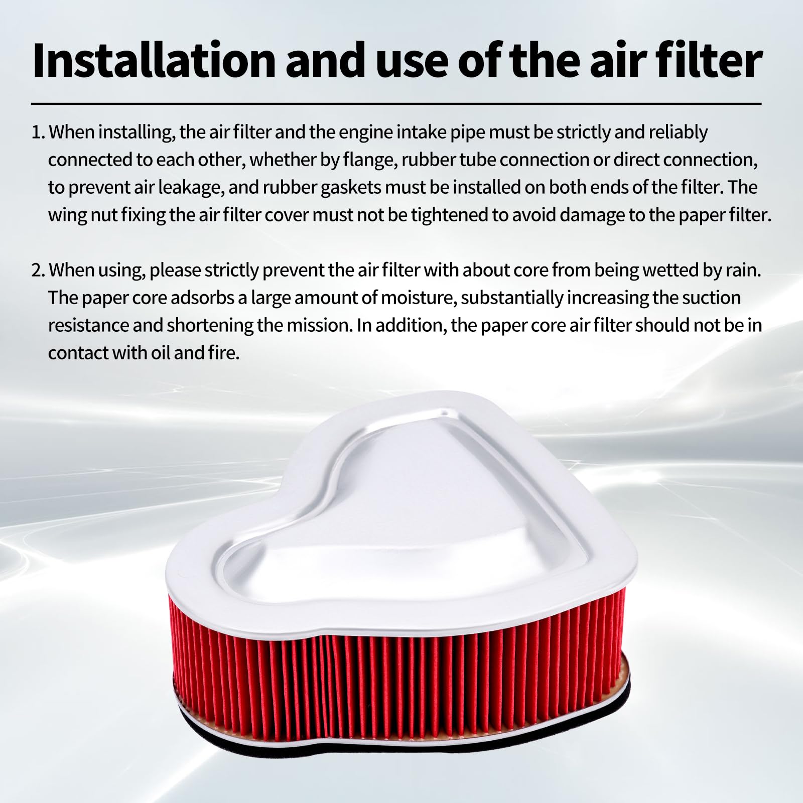 OuYi air filter in-box display communicates new part condition and OEM-grade quality.