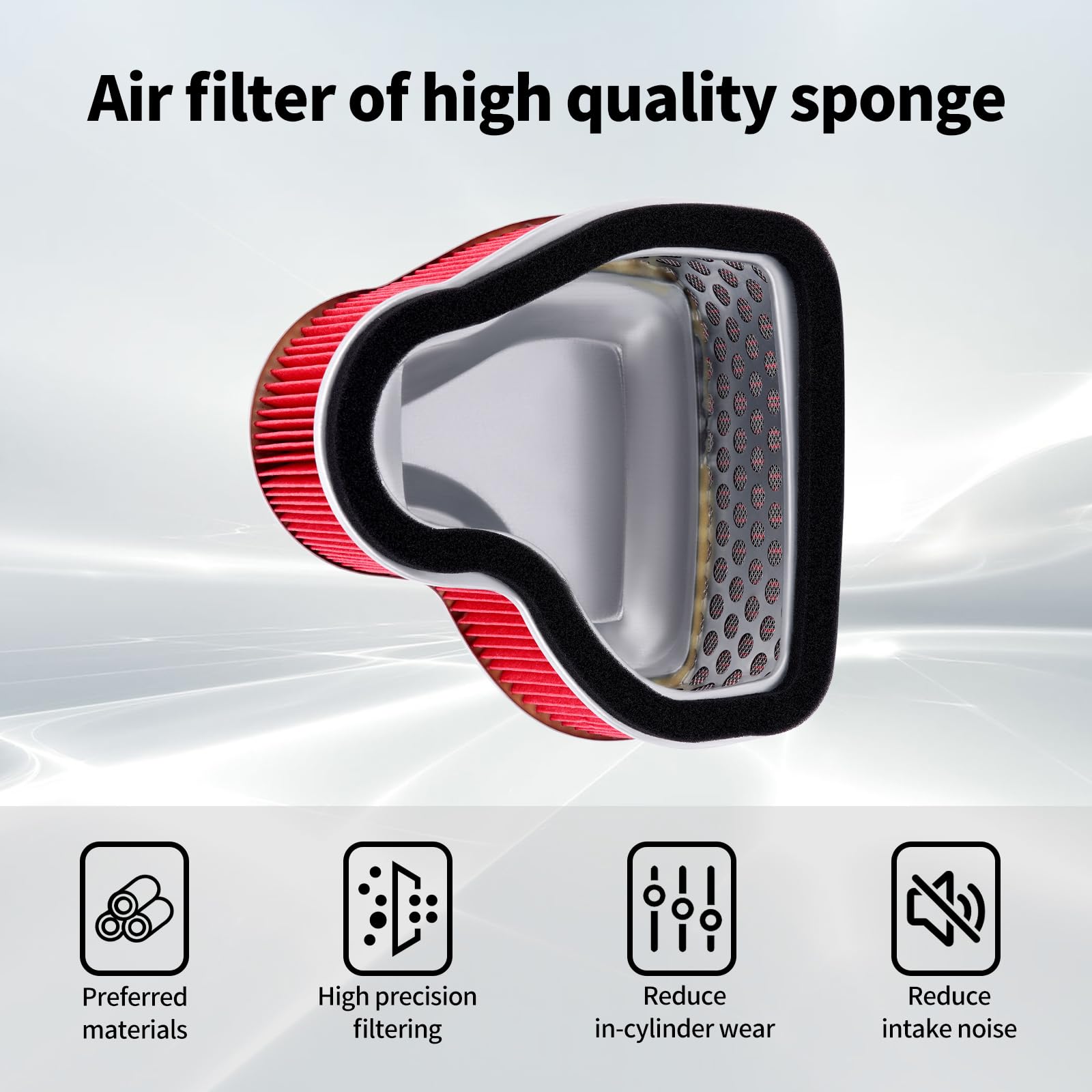 OuYi air filter ready-for-install image highlights a quick-fit design.