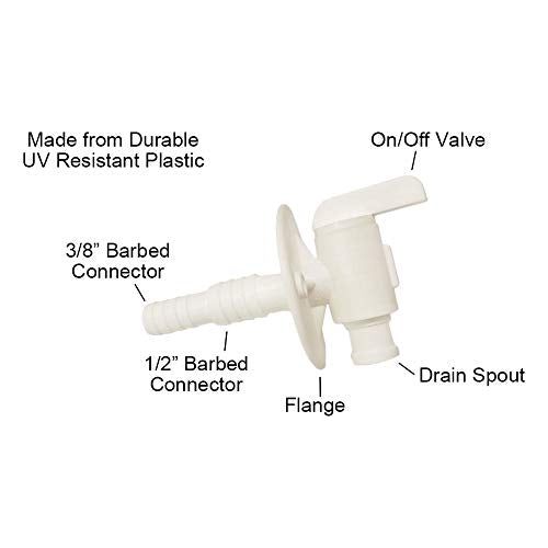 A.A Water fill intake with cover and essential fittings.