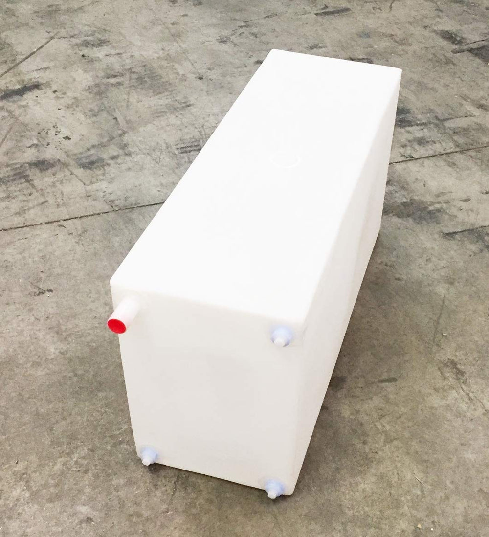 A.A vented non-pressurized tank for safe RV plumbing.