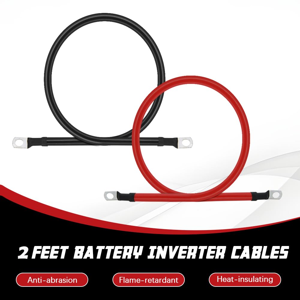A ABIGAIL 6 AWG cable with 5/16 inch lug end for easy installation