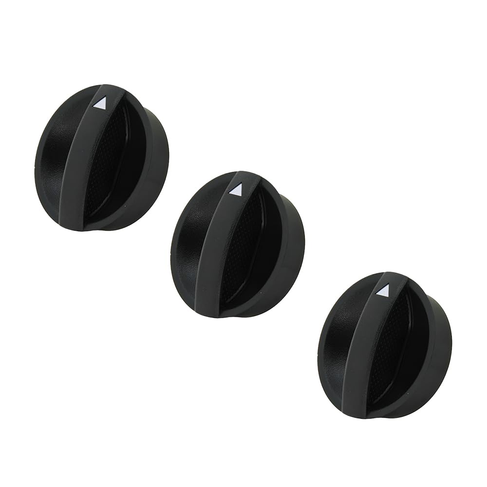 A ABIGAIL AC heater blower knob front view, durable replacement for Toyota Tacoma.