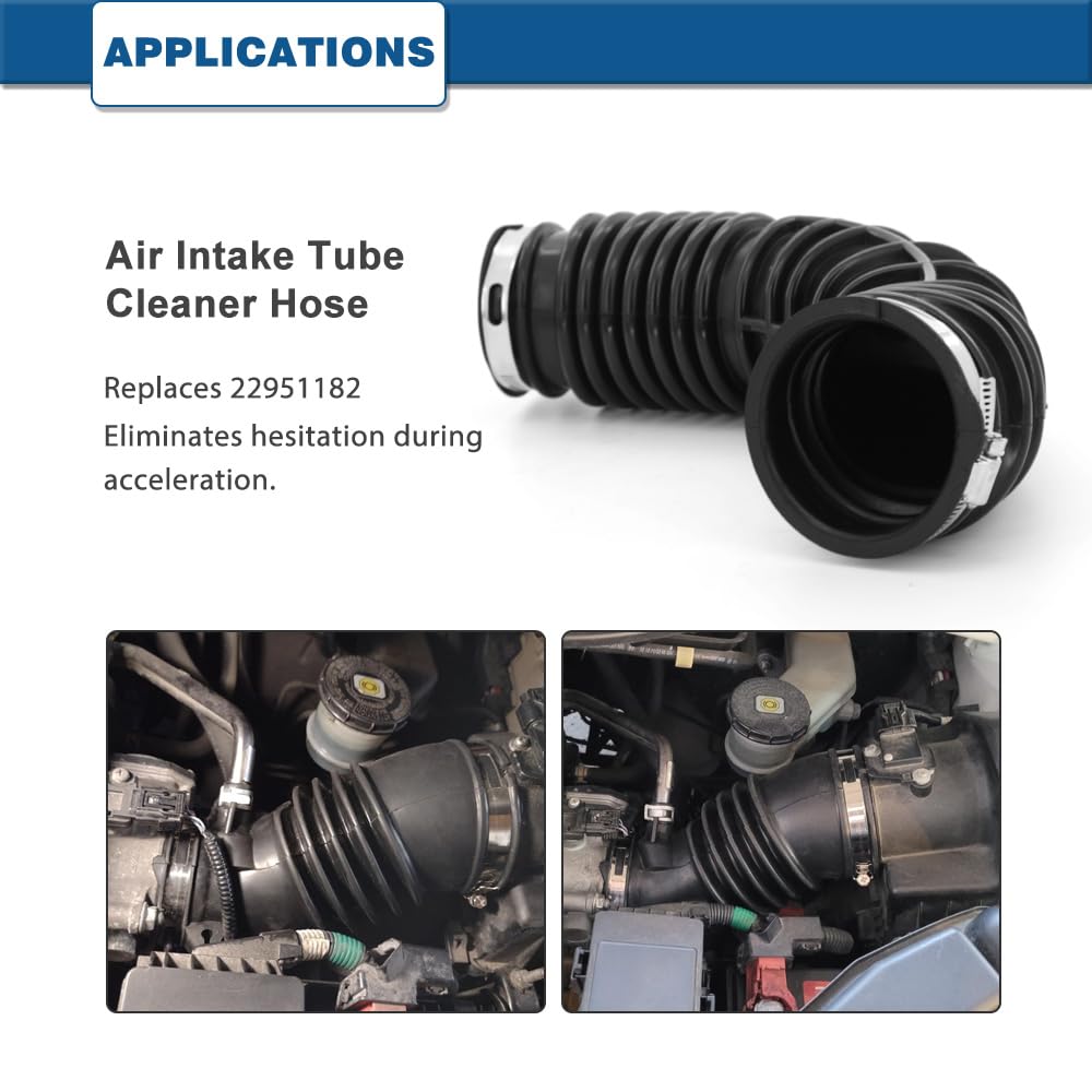 A ABIGAIL air intake hose for Chevy Malibu front airbox supports steady airflow