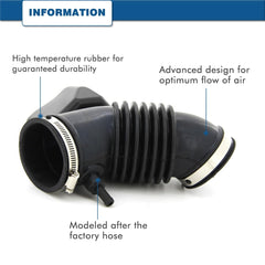 A ABIGAIL air intake hose installed as a direct replacement fit