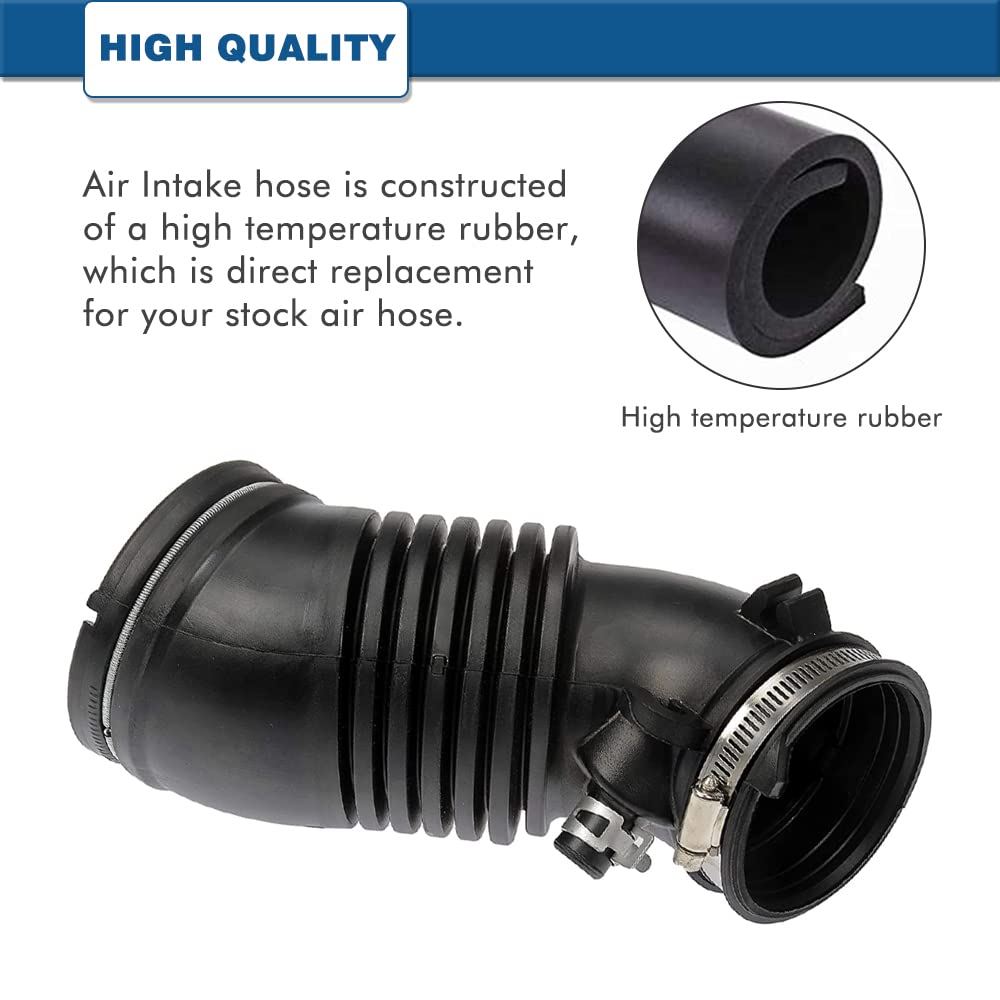 A ABIGAIL air intake hose, engine bay view, OEM-style fit for Honda Pilot, reliable performance.