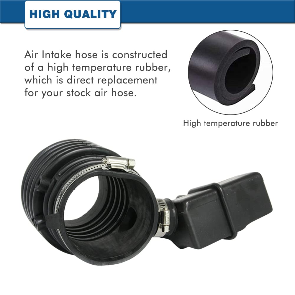 A ABIGAIL air intake hose mounted on Nissan Quest 2011-2017 demonstrating direct replacement fit