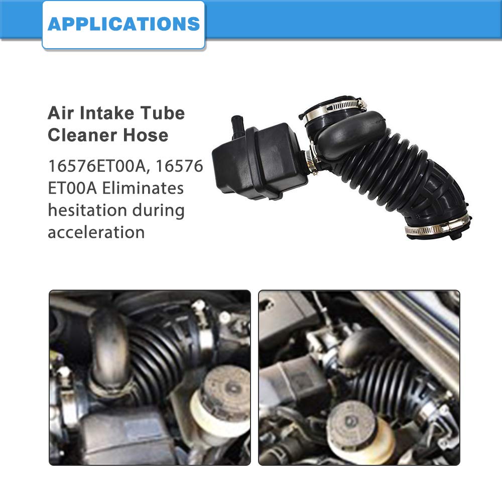 A ABIGAIL air intake hose cross-section detail emphasizes smooth interior and seal