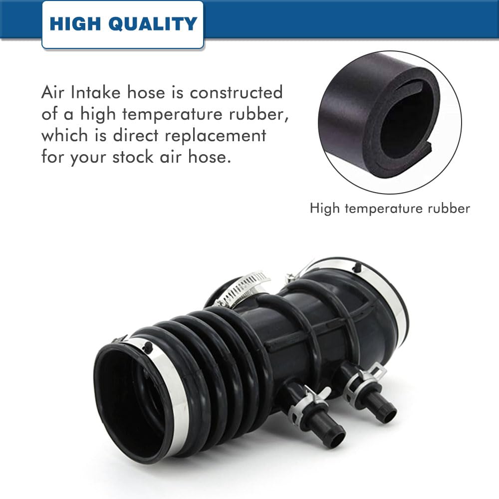 A ABIGAIL air intake hose underhood view highlighting direct replacement fit.