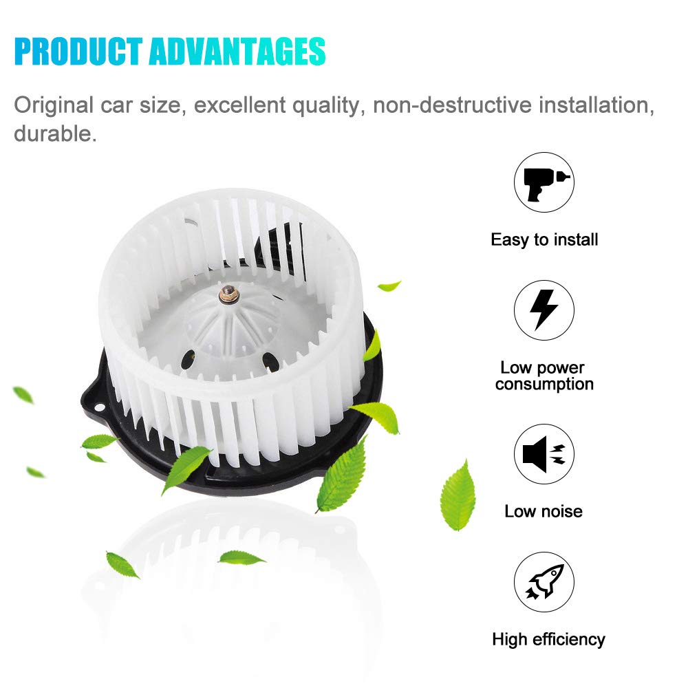 A ABIGAIL blower motor fan detail shows durable blades for lasting use.