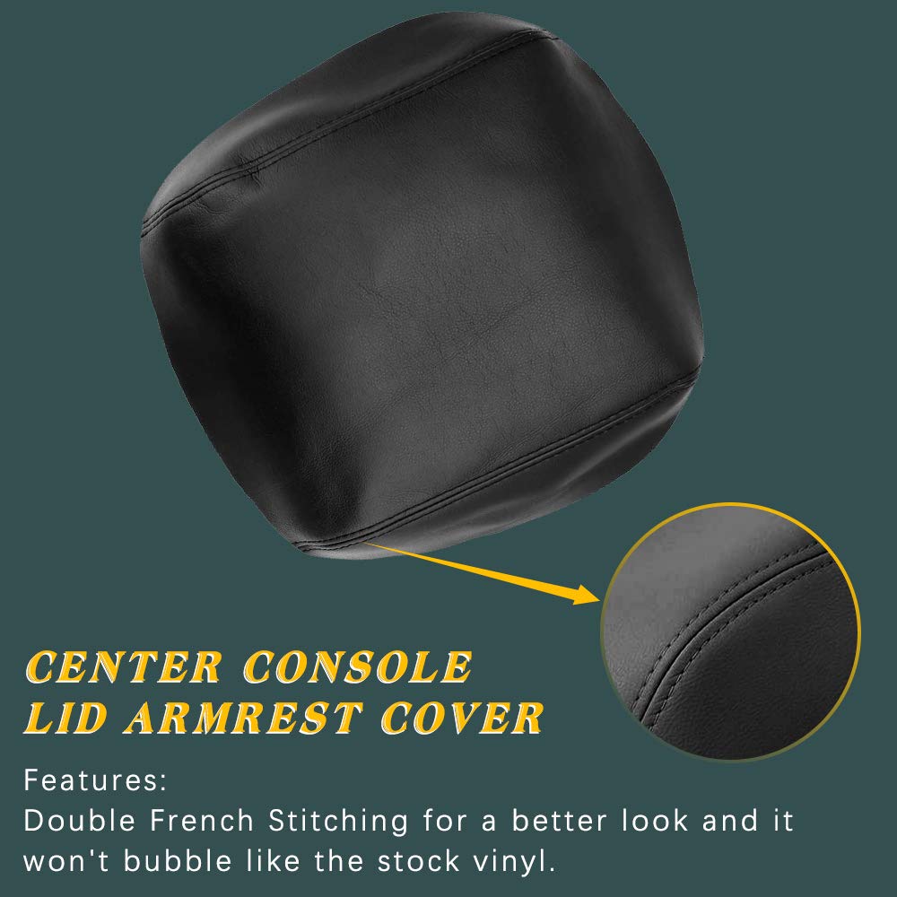 Close-up of anti-scratch stitching on the armrest cover for protection.
