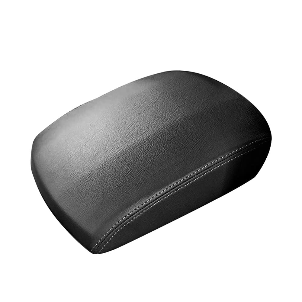 A ABIGAIL center-console armrest cover close-up showing soft microfiber texture for comfort.