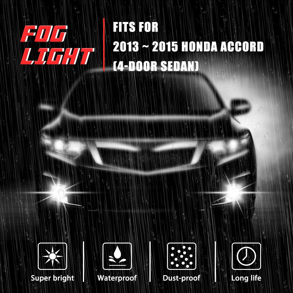 A ABIGAIL clear-lens fog light with scratch-resistant PC cover.