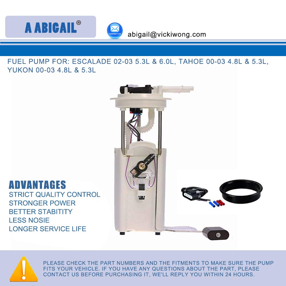 A ABIGAIL E3508M sending unit image—consistent fuel pressure for reliable starts.