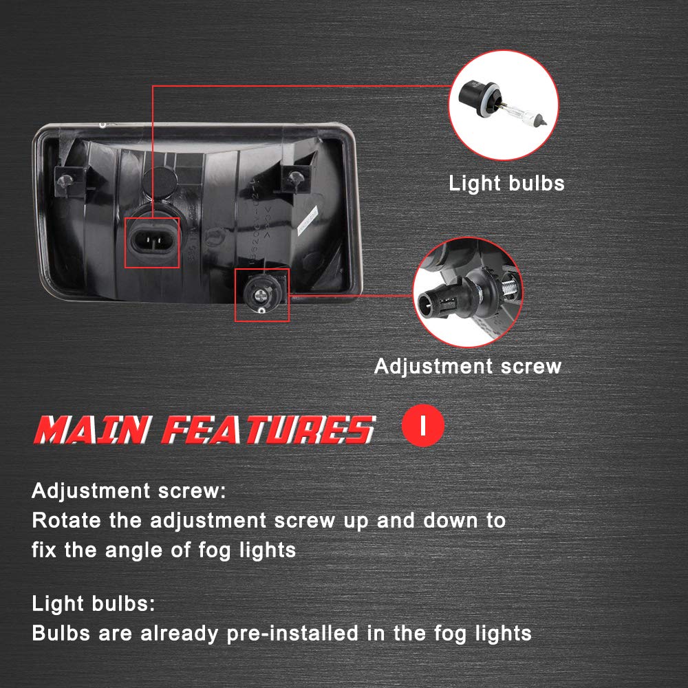 A ABIGAIL fog lights fit 07-14 GM trucks and SUVs for broad compatibility
