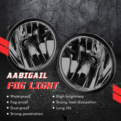 A ABIGAIL fog lights for Chevy Tahoe with smoke lens enhance highway clarity