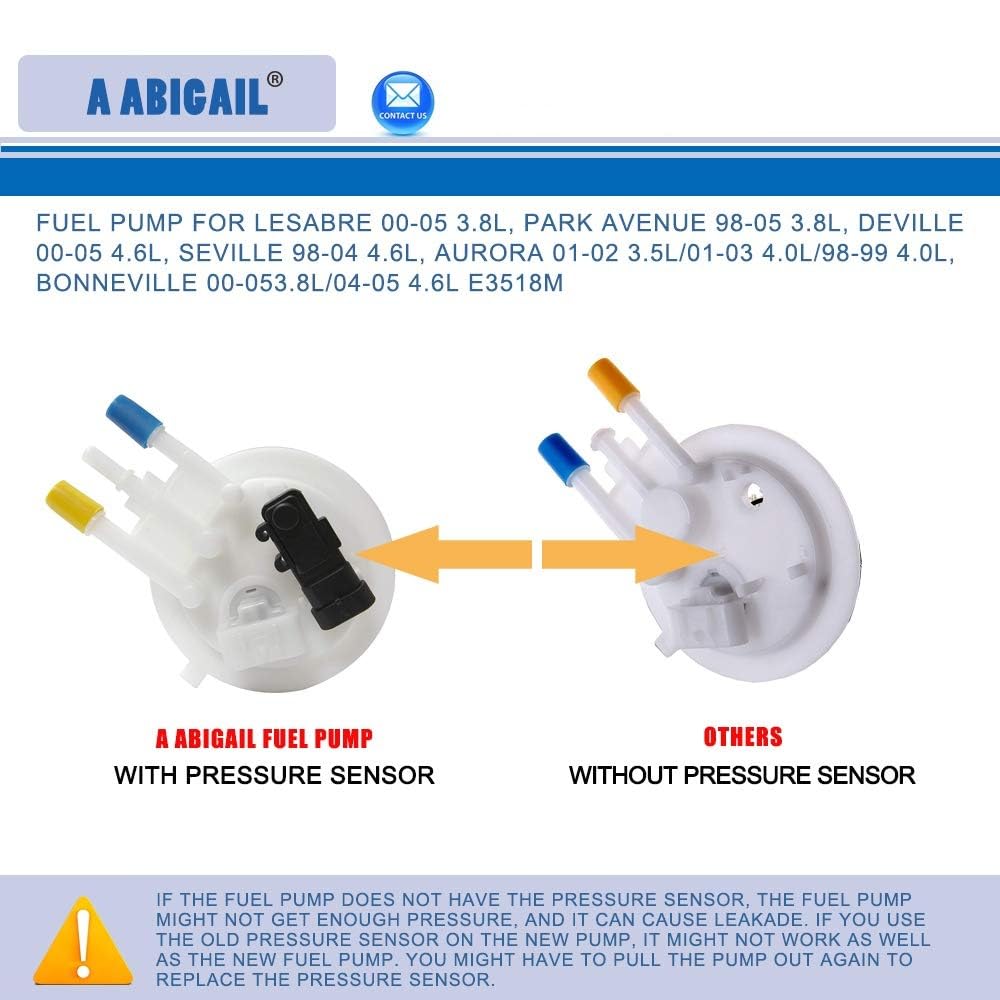 A ABIGAIL A3518M fuel pump in packaging with all parts
