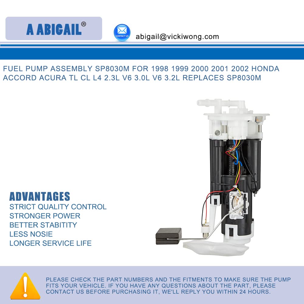 A ABIGAIL sending unit inside the fuel pump ensuring accurate level sensing