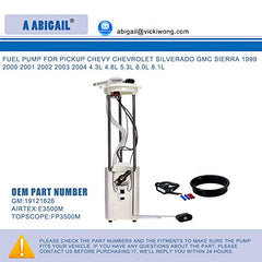 A ABIGAIL Fuel Pump E3500M side profile, durable housing for long-term use