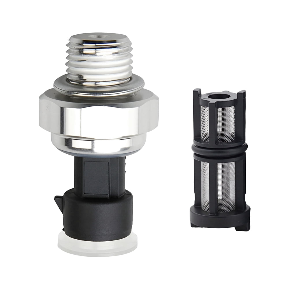 A ABIGAIL oil pressure sensor closeup showing durable construction for reliable readings.