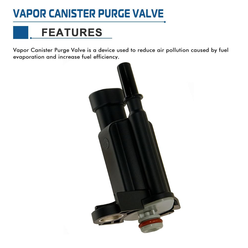 A ABIGAIL purge valve compatibility chart showing broad vehicle coverage