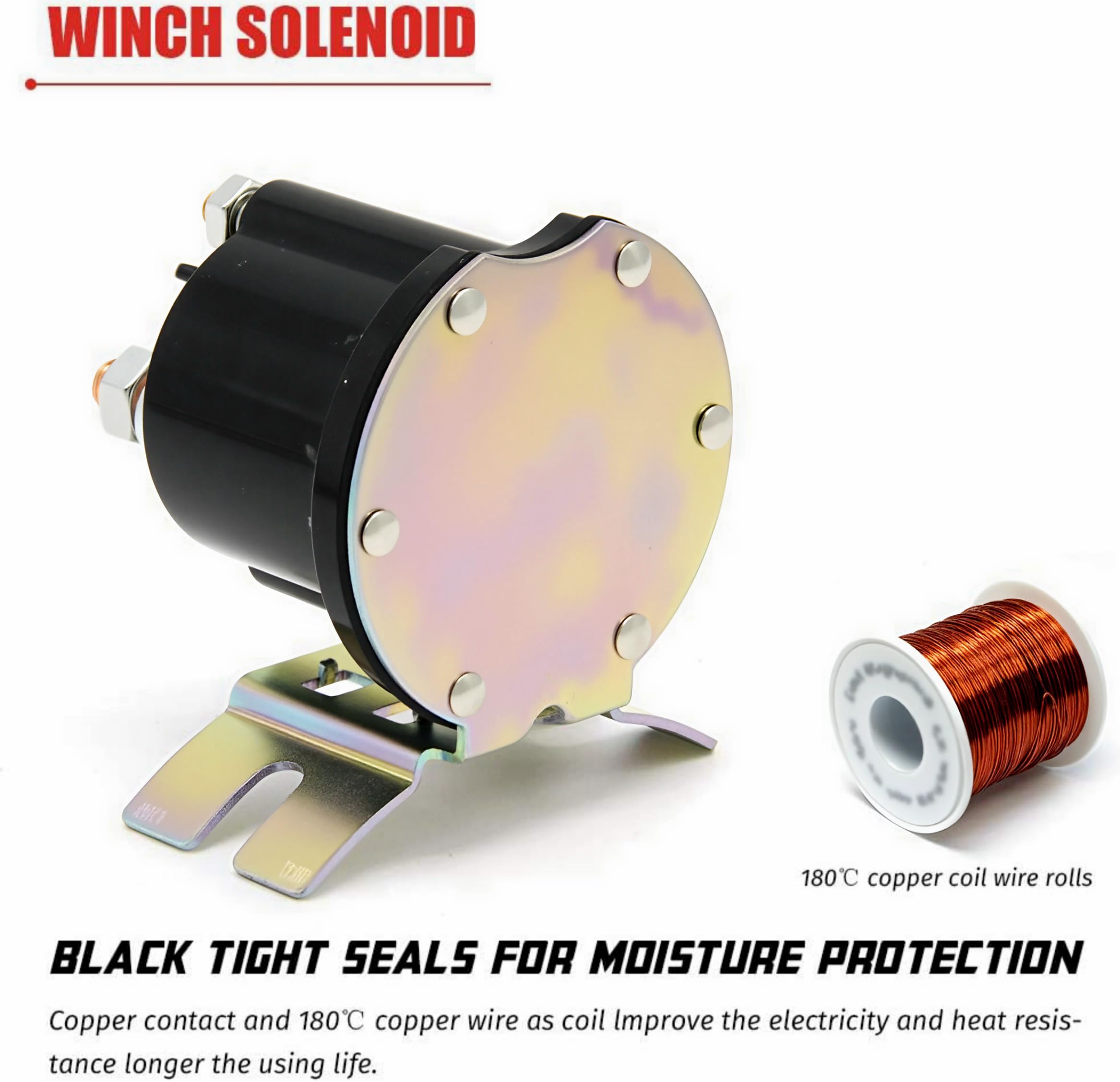 A ABIGAIL solenoid package with bolts, ready-to-install component.